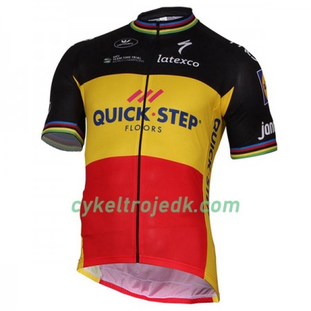 Cykeltøj + Cykelshorts 2017 Quick-Step Floors Belgien Mesterskaber